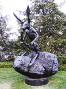 For a break from monumental art: one of my two most favored sculptures from the National Gallery's sculpture garden.